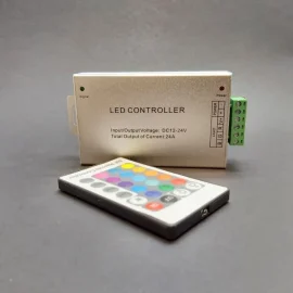 کنترلر RGB رادیویی Wireless 24 آمپر برای چراغ استخری