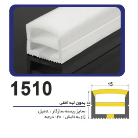 سیلیکون لاین نوری بدون لبه سایز ۱۰ در ۱۵ افقی