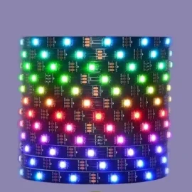 ریسه نواری دیجیتال WS2812B تراکم 30 آی پی 20 (2812/30Led/Ip20/5V)